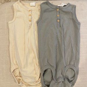 2 Pack H&M Onesie Tanks